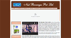 Desktop Screenshot of neelbeverages.com